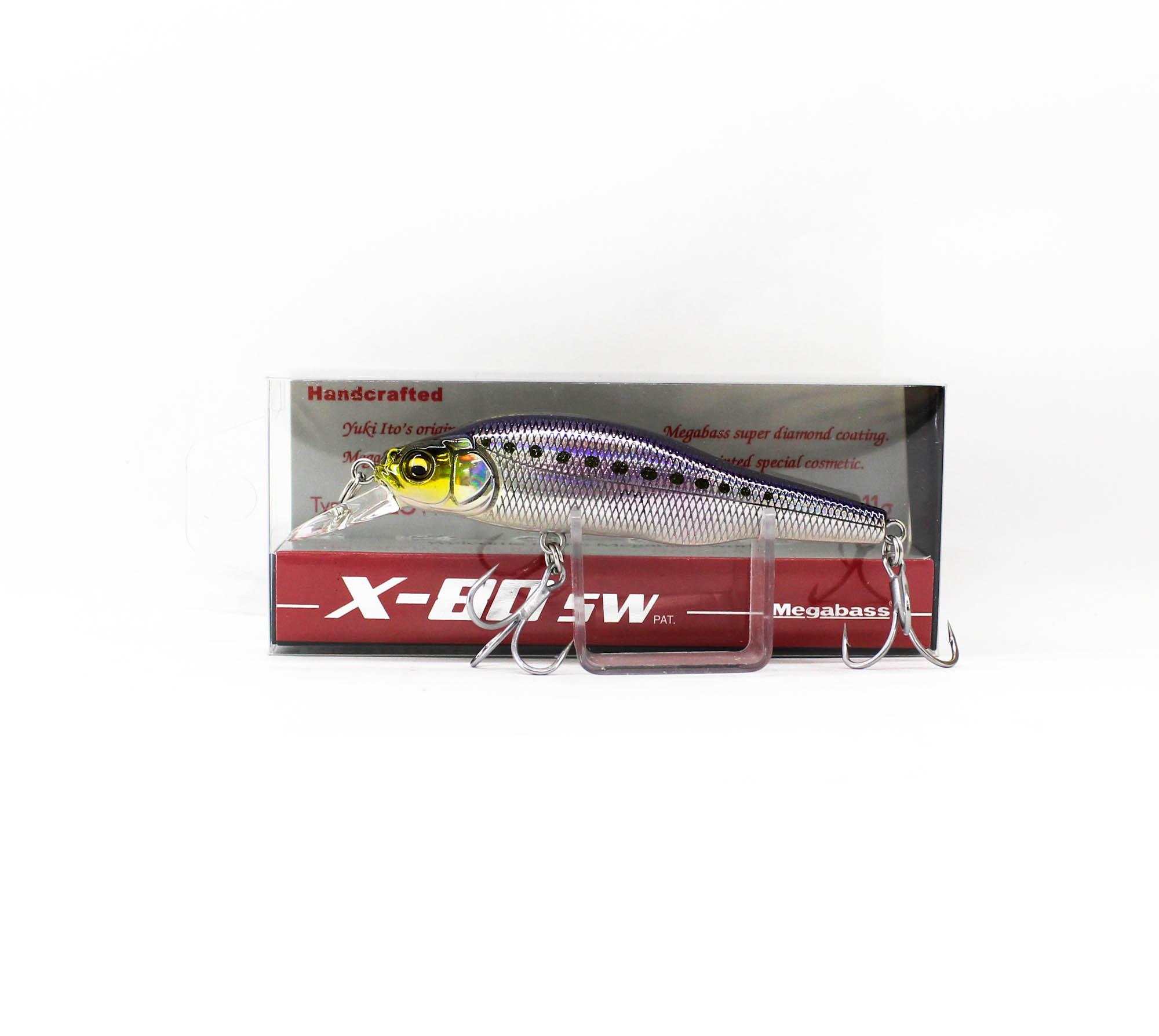 Megabass X-80 SW Медленно тонущая приманка LZ Iwashi (7550)