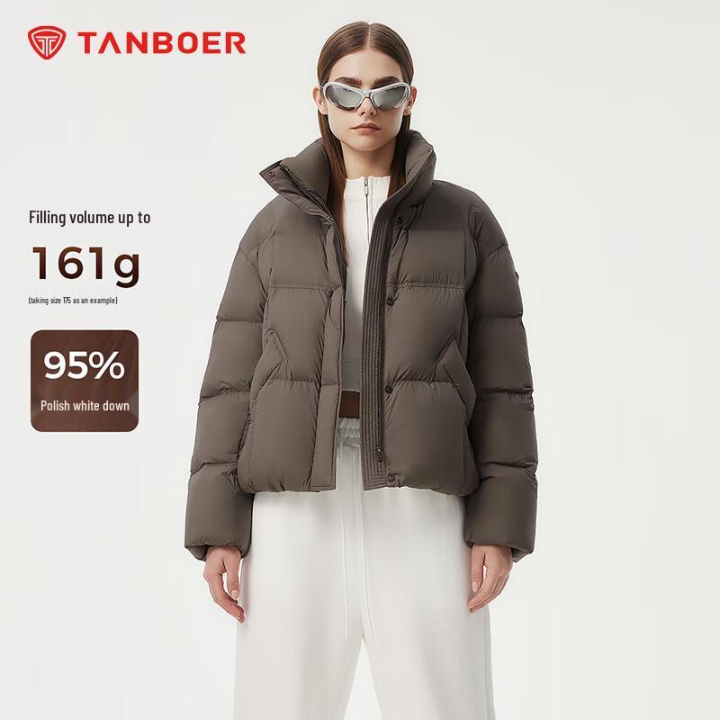 

Tanboer Women s Short Stand Collar Down Jacket TBF530370Z M 165/88A
