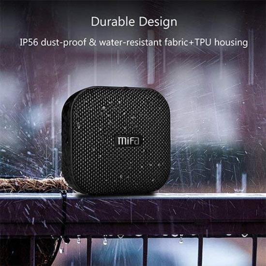 MIFA A1 Bluetooth Speaker Bluetooth 12 Hours of Continuous USB TWS for the Bathroom (Compact, Small, Loud, Waterproof, 5.0 Speaker), Playback, Type-C
