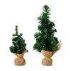 Festival Miniature Christmas Tree Colorful Miniature Burlap Christmas Tree for Desktop Festival and Home Decors
