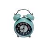 3-inch Small Fat Spherical Simple Real Luminous Night Light Metal Iron Bell Alarm Watch Arc Surface Creative Watch
