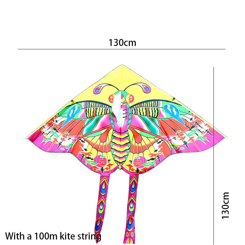 

Are Childrens Kites Easy To Fly In The Gentle Breeze With Butterfly Patterns рожевий
