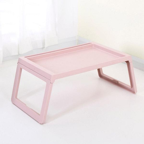 Compact Foldable Bed Table: Portable and Versatile Desk for Home, Dorm, or Dining Use.