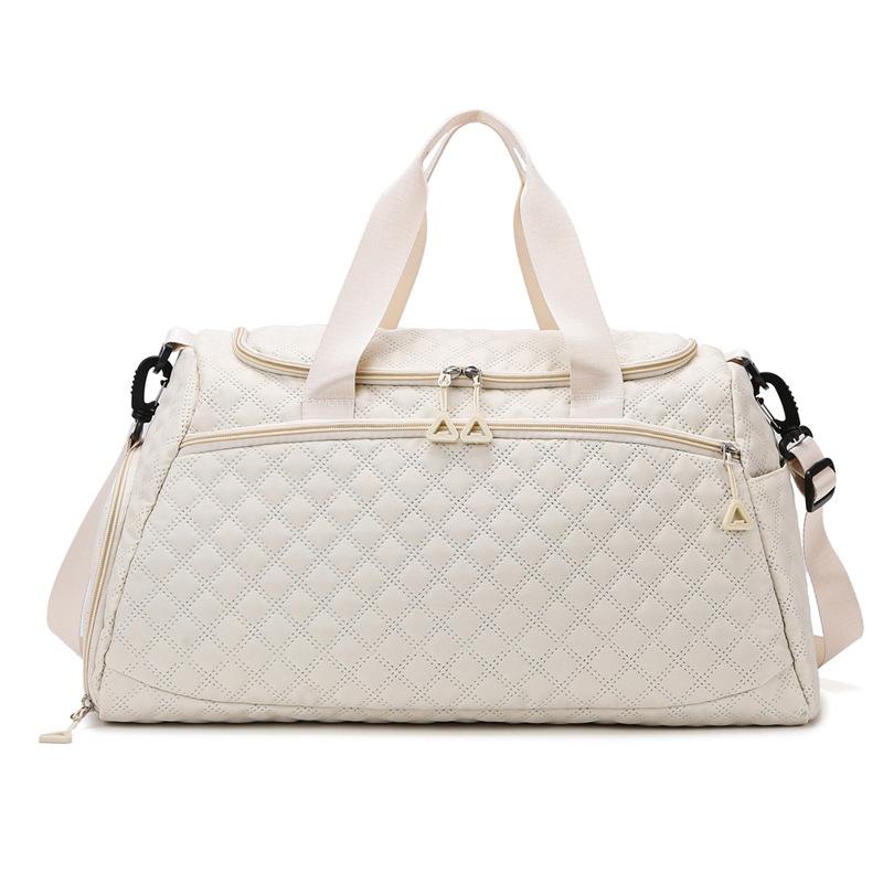 Simple Leisure Travel Large Capacity Travel Bag with Shoe Compartment Can Be Put On Tie Rod Travel Luggage