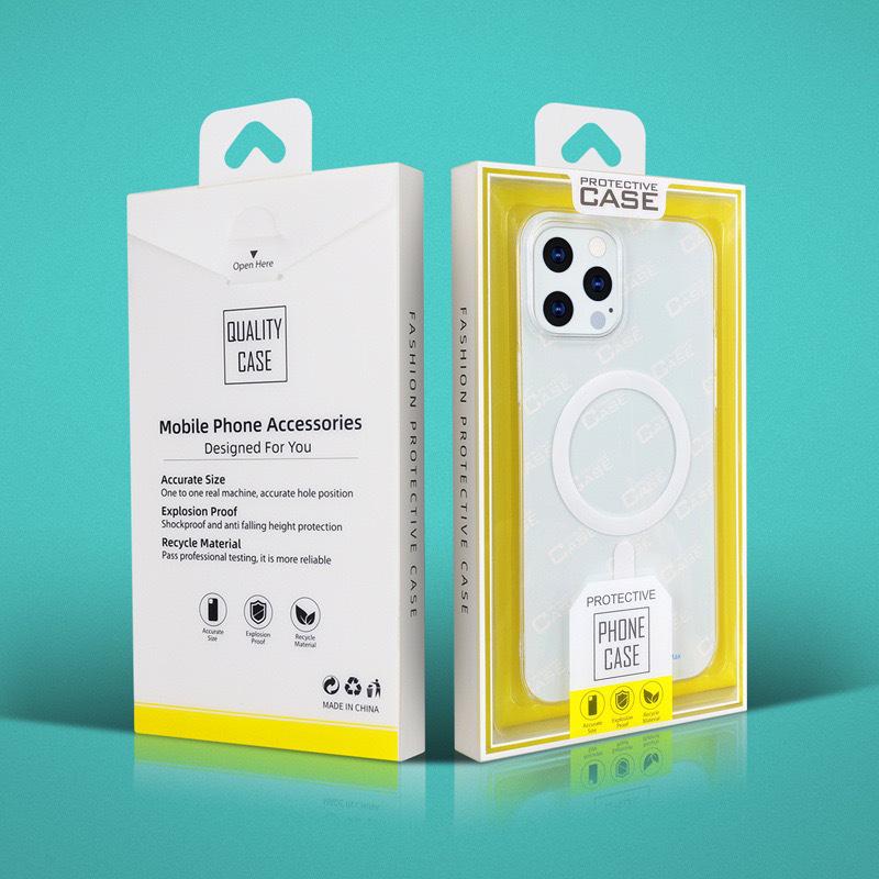 Compatible with Apple iPhone 16 Pro Max: Transparent Magnetic Frosted Protective Case