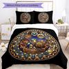 Egyptian Beetle Adventure Pattern Bedding,Quilt Set Quilt Cover Pillowcase Home Birthday Gift (1*duvet Cover+2*pillowcase,without Core)