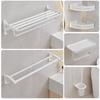 Cmaos Bathroom Towel Rack with Shelf