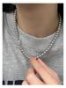 Madama Shiseka Women's Pearl Necklace: Versatile Autumn-Winter Beaded Chain, High-End Luxury Jewelry