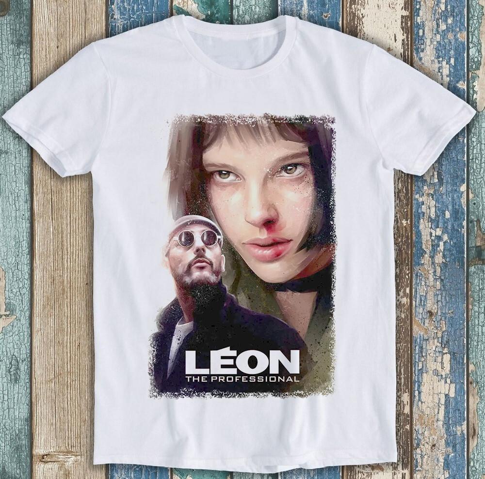 Леон Киллер Натали Матильда Жан Смешная Подарочная Футболка T Shirt 1916 M