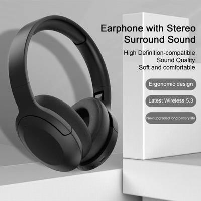 Wireless Headphones Noise Cancellation Long Battery Life Foldable Design HiFi Sound Bluetooth-compatible 5.3 Headsets