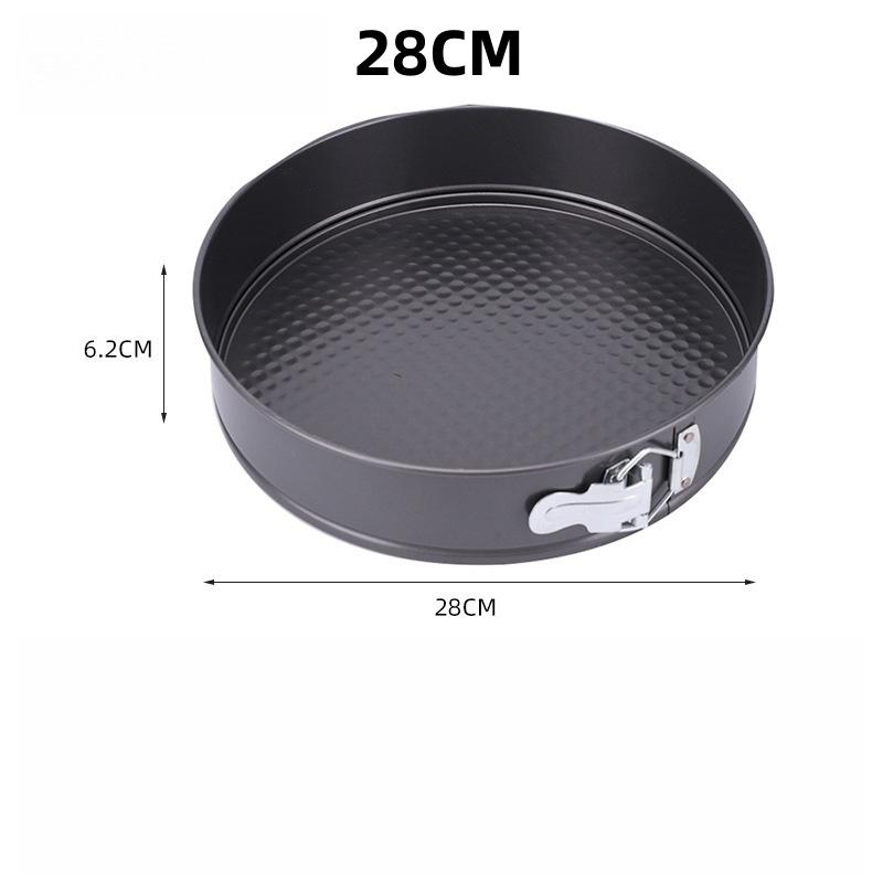 6 Size Carbon Steel Cakes Molds  Removable Bottom Round Mold Cake Baking Pans Non-Stick Cake Mould Kitchen Cake Tool Tray Set