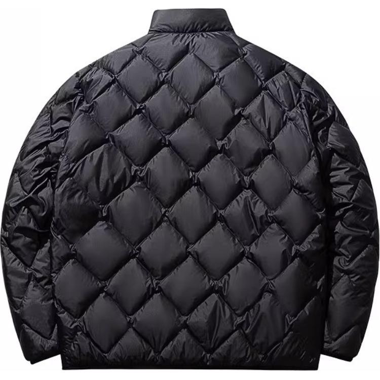 Anta Comfortable Casual Simple Stand Collar Loose Down Jacket Men Outerwear Basic-Black 152447965-3