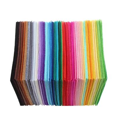 40Pcs Kids DIY Nonwoven Fabric Sheets 10x15cm Multicolor Craft Felt Sheets Easy Glue Art Material Craft Fabric Sheet