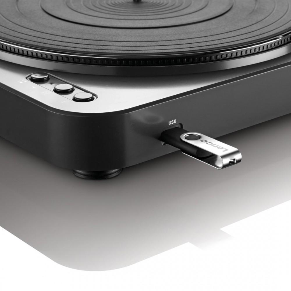 Lenco Lbt-120Bk - Turntable With Direct MP3 Encoding and Bluetooth