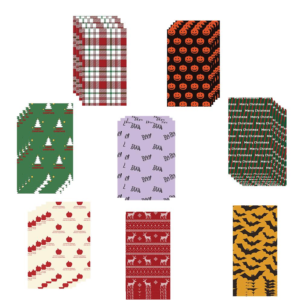 

8 шт. Серия «Фестиваль» Наклейки на заднюю панель телефона Веселые Ретро Хэллоуин Рождество Холодильник Велосипед Офис Телефон Веселые Наклейки