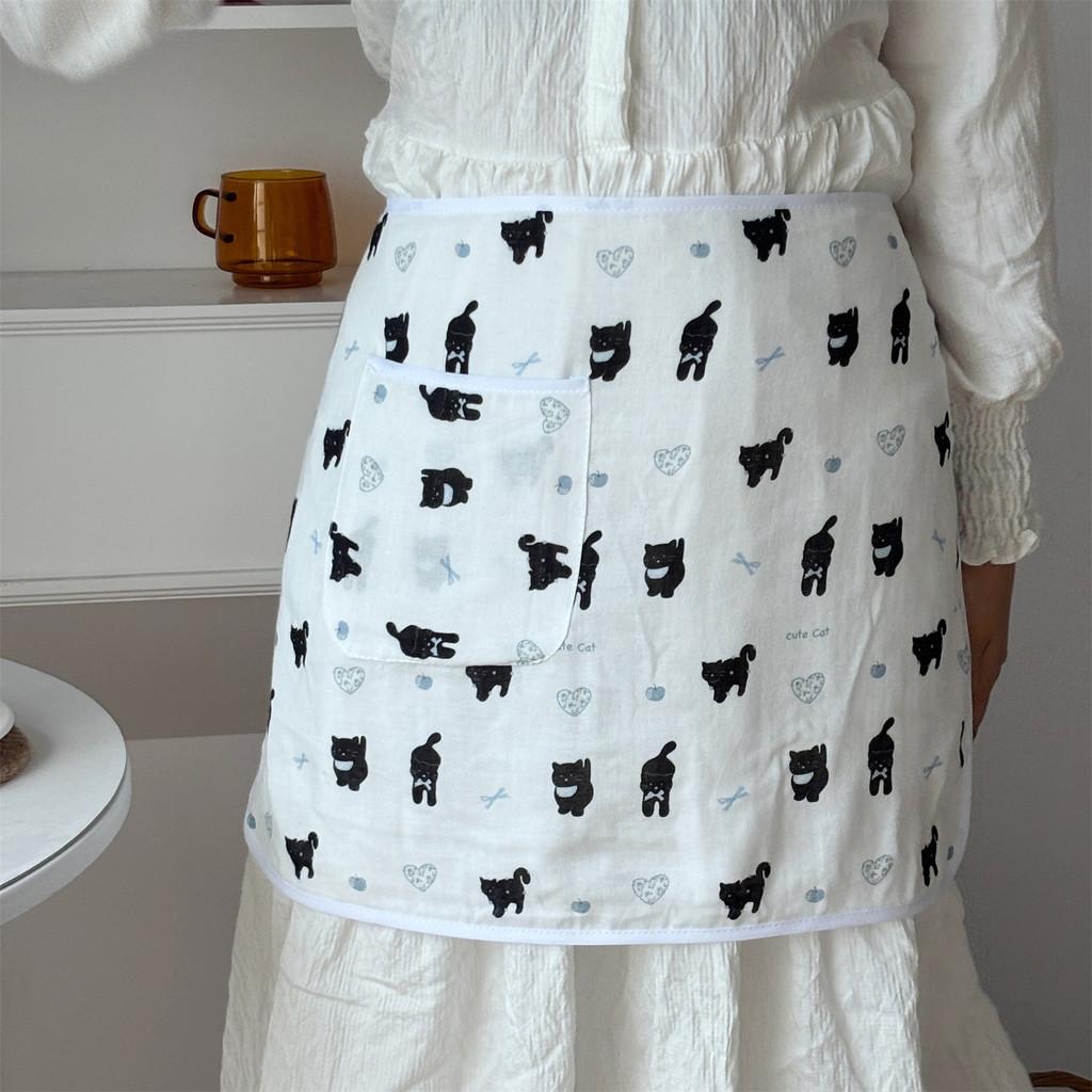 Waterproof Sleeveless Apron For Cafes And Home Use With Polyester Material