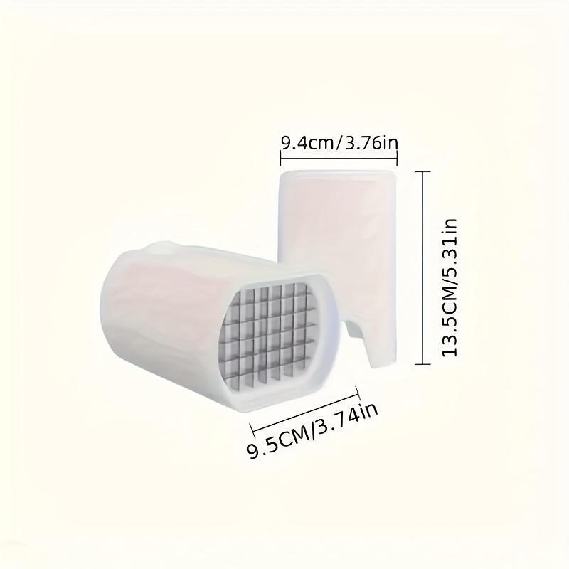 1pc White Electric French Fry Cutter , Multi Functional Potato Slicer with Grater Plate, Kitchen Gadget