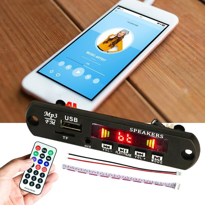 MP3 Player Board Bluetooths Amplifier Car FM Radio Module Support TF USB WMA WAV FLAC APE Board MP3 Player