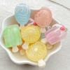 Summer Ice Cream Resin Charm Sugar Cherry Citrus DIY Craft Decoration Suitable Phone Cases Scrapbooks Party Supplies