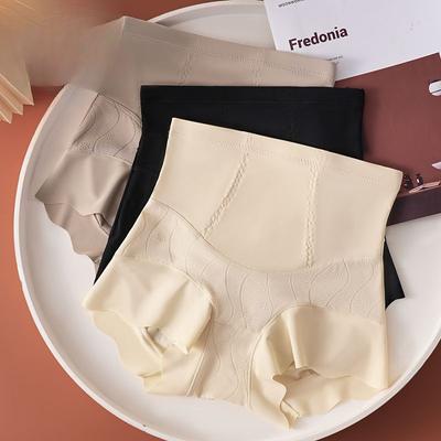 Women's High-Waisted Seamless Butt Lifting Tummy Control Underwear Slimming Body Shaping Waist Trainer Hip Lifting Pants for Summer
