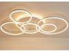 Nordic Modern LED Ceiling Lamp - Creative Round Design for Living Room, Study, Bedroom