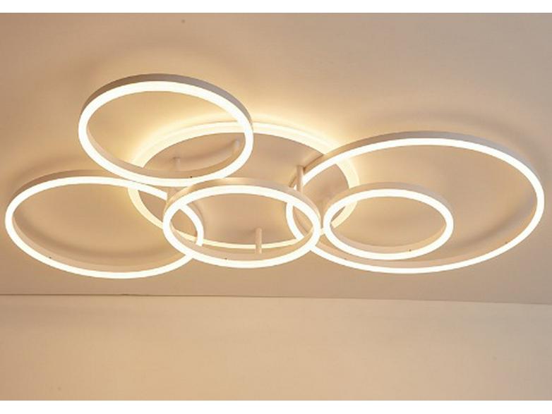 Nordic Modern LED Ceiling Lamp - Creative Round Design for Living Room, Study, Bedroom
