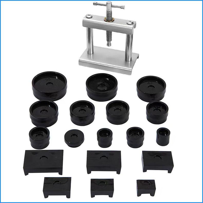 Benchtop Watch Press: Metal Tool for Mechanical & Quartz Watch Battery Cover Replacement