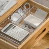 Storage Box Durable More Compartments Transparent Drawer Organizer Box for Bedroom