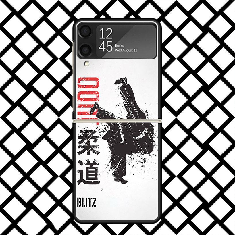 

Judo jiu jitsu BJJ Brazilian Phone Case For Samsung Z Flip 7 6 5 4 3 Galaxy ZFLIP7 ZFlip6 5G Flip5 Flip4 Flip3 5g Black Hard Cov Samsung Z Flip 7