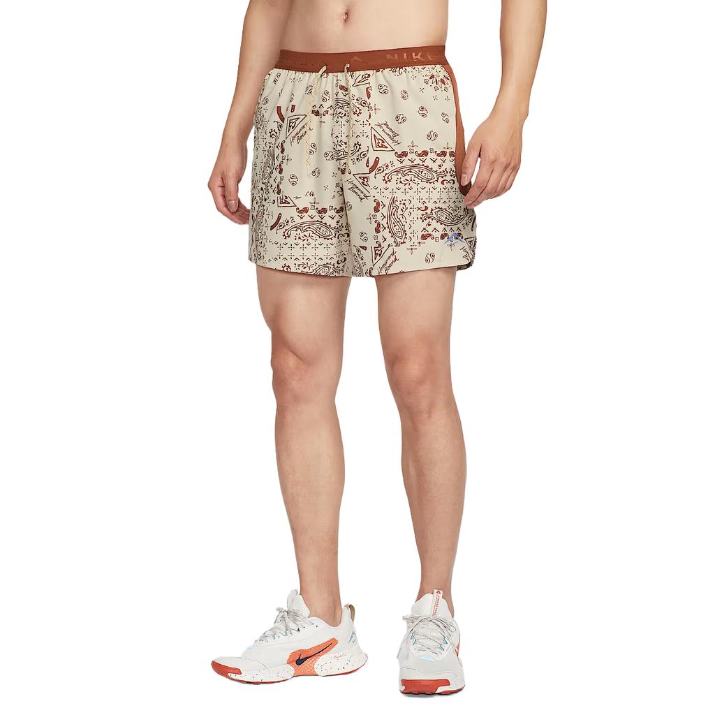 Nike Pantalones Cortos Deportivos Dri Fit para Hombre Caqui Desierto/Marrón Amarillo Claro/Negro HJ4175-253