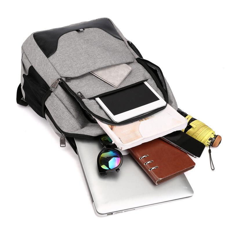 New Large-capacity Computer Backpack, Student Schoolbag, Simple and Fashionable Leisure Travel Backpack