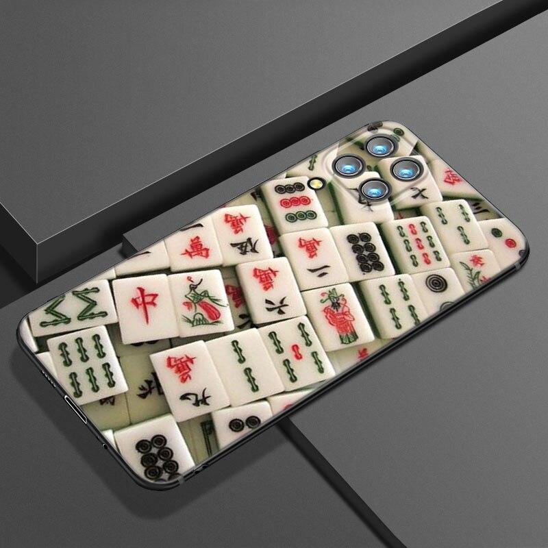 Čínský tradiční prvek Mahjong pouzdro Pro Samsung A21 A30 A50 A52 S A13 A22 A32 4G A23 A33 A53 A73 5G A12 A31 A51 A70 A71 A72