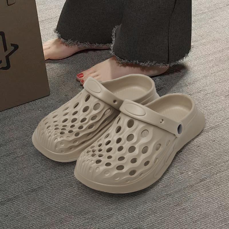 Sommer Crocs Sko Herre- og Damesport Utendørs Mote Sklisikre Par Sandaler og Tøfler