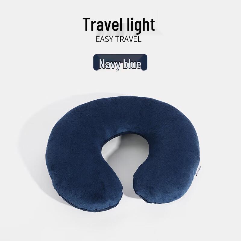 YIXI Pure Color PP Cotton U-shaped Neck Pillow