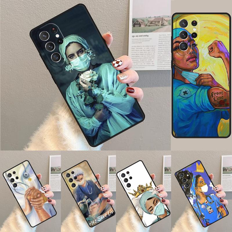 Nurse Doctors Medicina and Health Silicone Phone Case For Samsung Galaxy Note 10 Pro S26 S25 S24 S23 S22 S21 Plus Ultra Cover