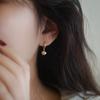 Vintage Small Smooth Ball-Shape Drop Dangle Earring for Women Creative Gold Color Pendant Earring Charming Female Ear 2026 New
