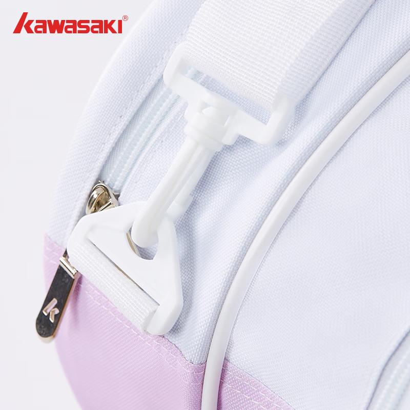 KAWASAKI Badminton Bag, Sports Backpack, Casual Training Bag, Tennis Bag, B8363, Blueberry Ice Color