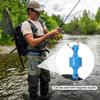 PATIKIL 1 Pair Fishing Gloves with Magnetic Fisherman Professional Catch Fish Fillet Gloves with Towel for Catching Gray Release, Gloves, Non-Slip