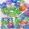 Poppy DIY Epoxy Resin Star Moon Double Layer Sand Keychain Silicone Mold