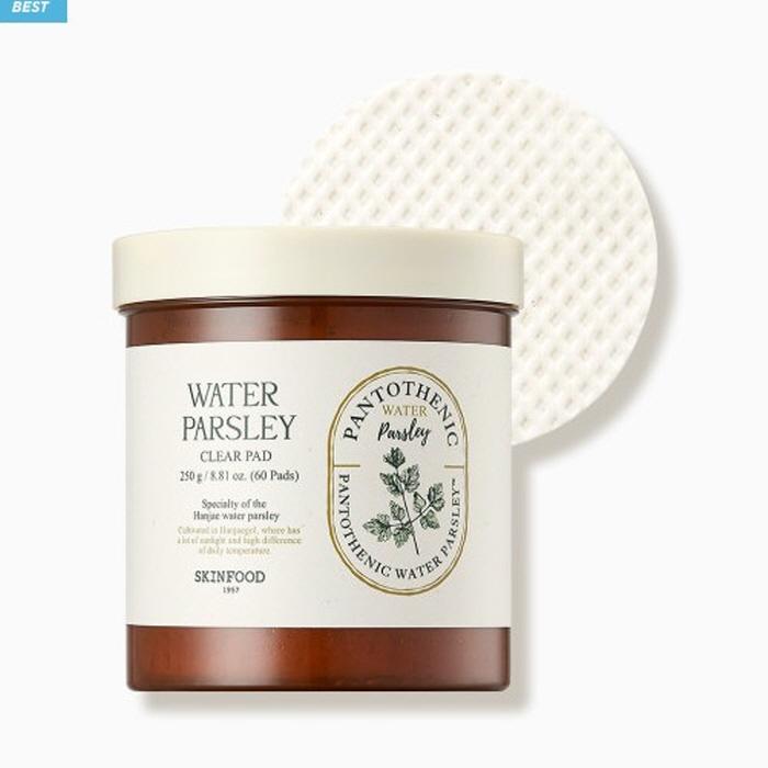 

Skinfood Пантотеновая вода с петрушкой, прозрачная подушечка 60 шт.