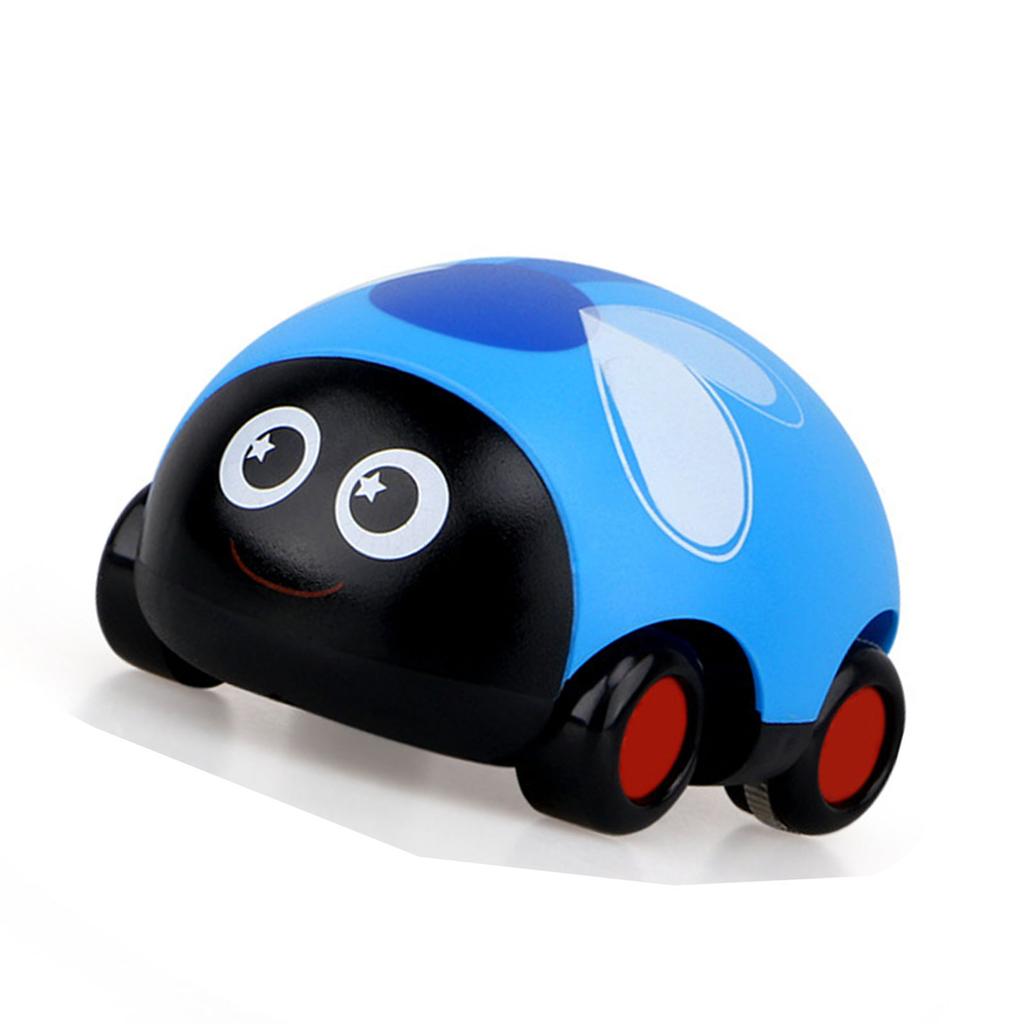 Kids Pull Back Vehicle Cute Look Resistant Plastic Miniature Pull Back Car Toy Model for Boys Girls