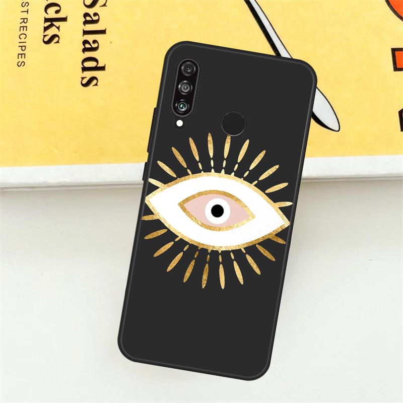 Evil Eye Hamsa For Huawei Nova Y61 Y73 Y70 Y72 Y60 Y90 Y91 7i 8i 11i 12i 12s 9 10 SE P20 P30 P40 Lite Case