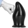 Super Duży Czarny PVC Anal Plug 10 cm Gigantyczny Dildo Fisting Seks Zabawka Masturbator Gay BDSM