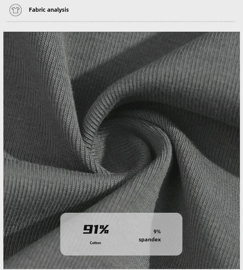 Dámský podzimní top 2024 slim fit bavlněný s dlouhým rukávem a kulatým výstřihem s výšivkou