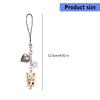 Multifunctional Beaded Cats Keychain Handmade Lovely Animal Bag Pendant Fashion Accessory for Trendy Look Daily Use