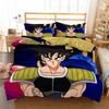 2D Print Anime Dragon Ball Super Saiyan Son Goku Duvet Cover Bedding Set Double Twin For Kids Bedclothes Quilt Cover Gi