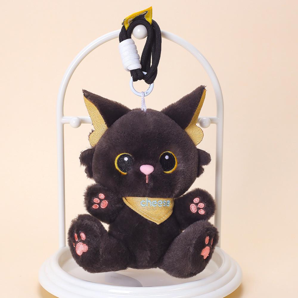 Soft Cute Animal Plush Desk Companion With Keychain For Kids And Teens