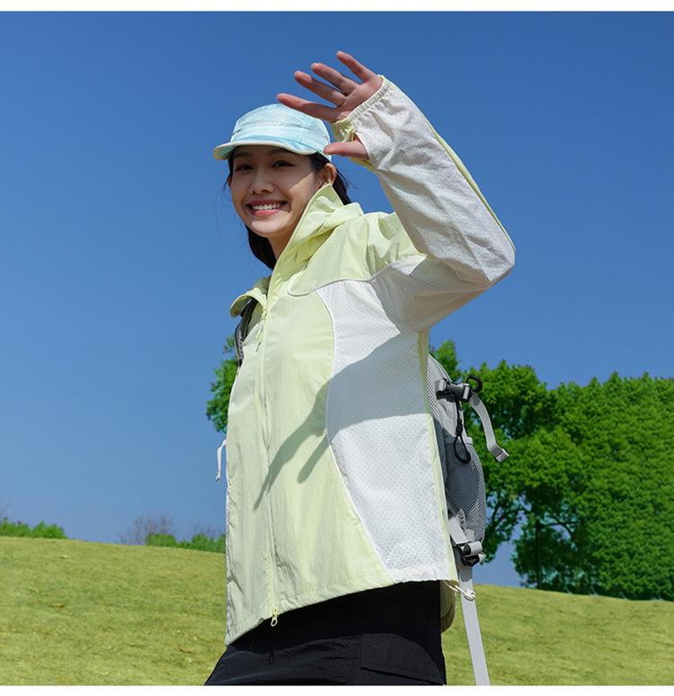 Women's Lightweight Windproof Sun Protection Jacket - Quick-Drying, Breathable, Loose Fit for Spring Running