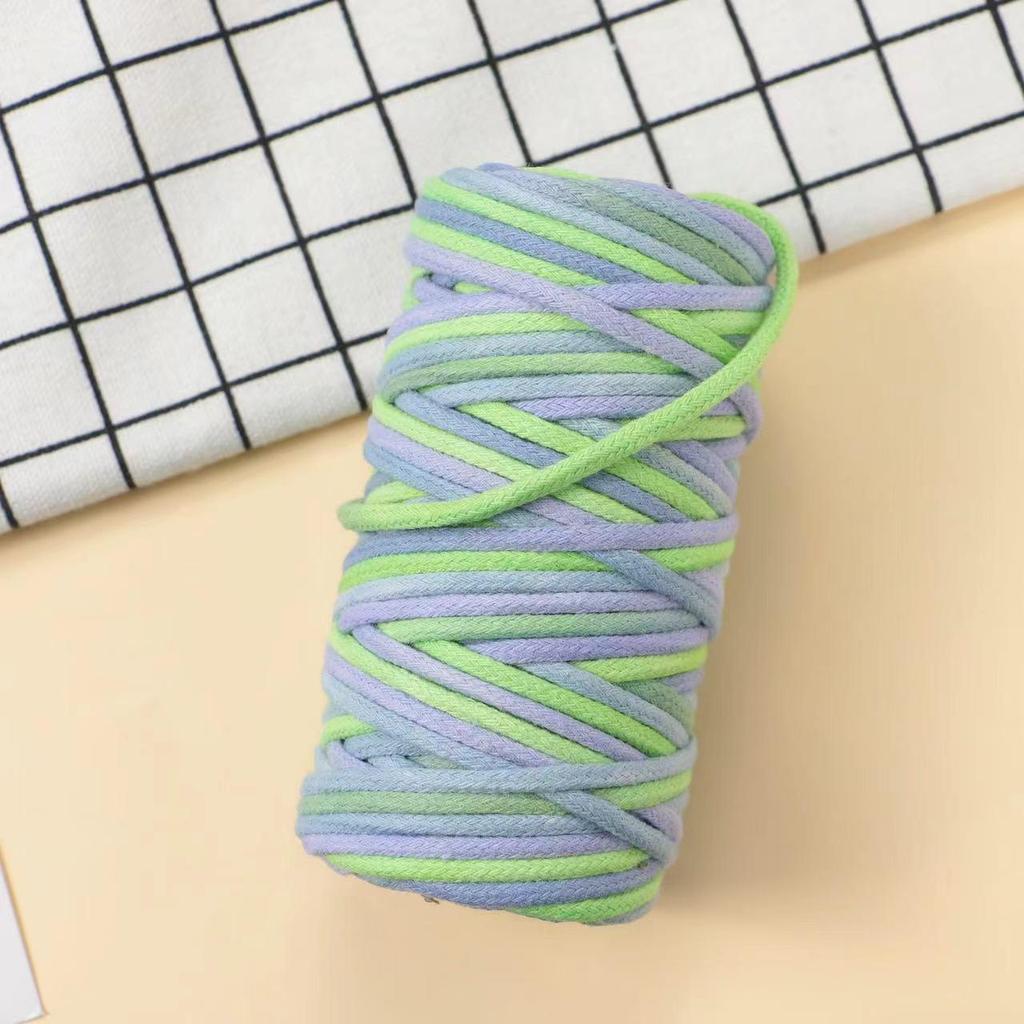 Gradient 3mm Cotton Cord for DIY, Braided Bags, Phone Lanyards & Macrame (30m)