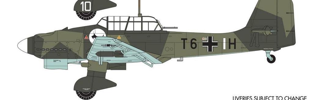 Airfix 1/72 German Air Force Junkers Ju 87 B-1 Stuka Plastic Model Kit X-3087A